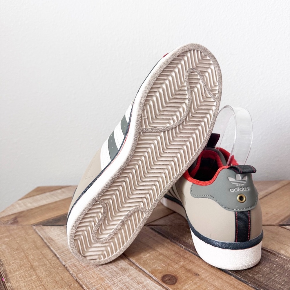 adidas Superstar Rattan Cream Sneakers - Picture 10 of 13